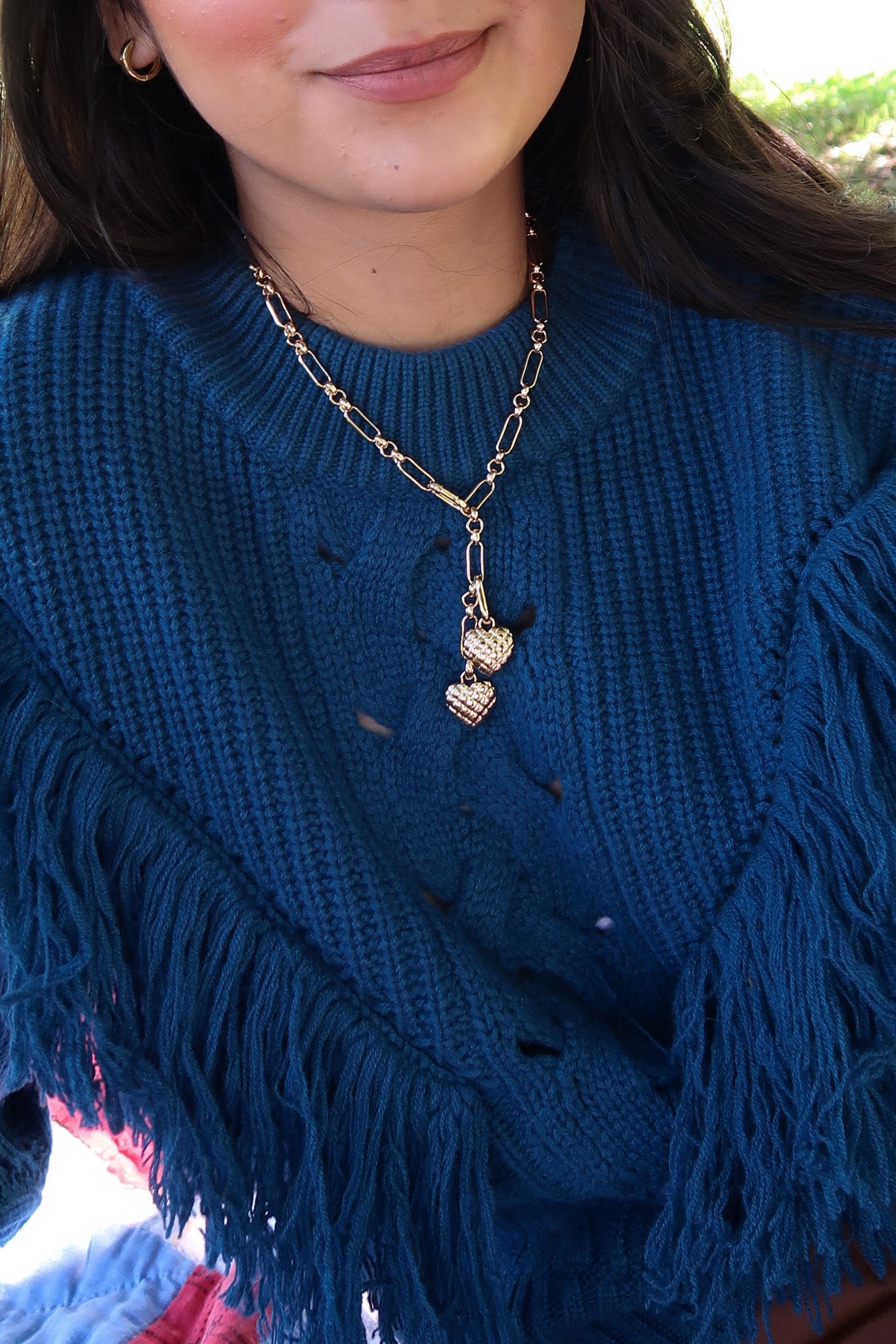Quilted Heart Charm